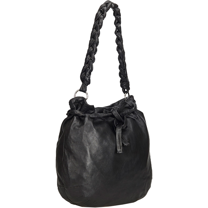 

Prada Black Leather Shoulder Bag