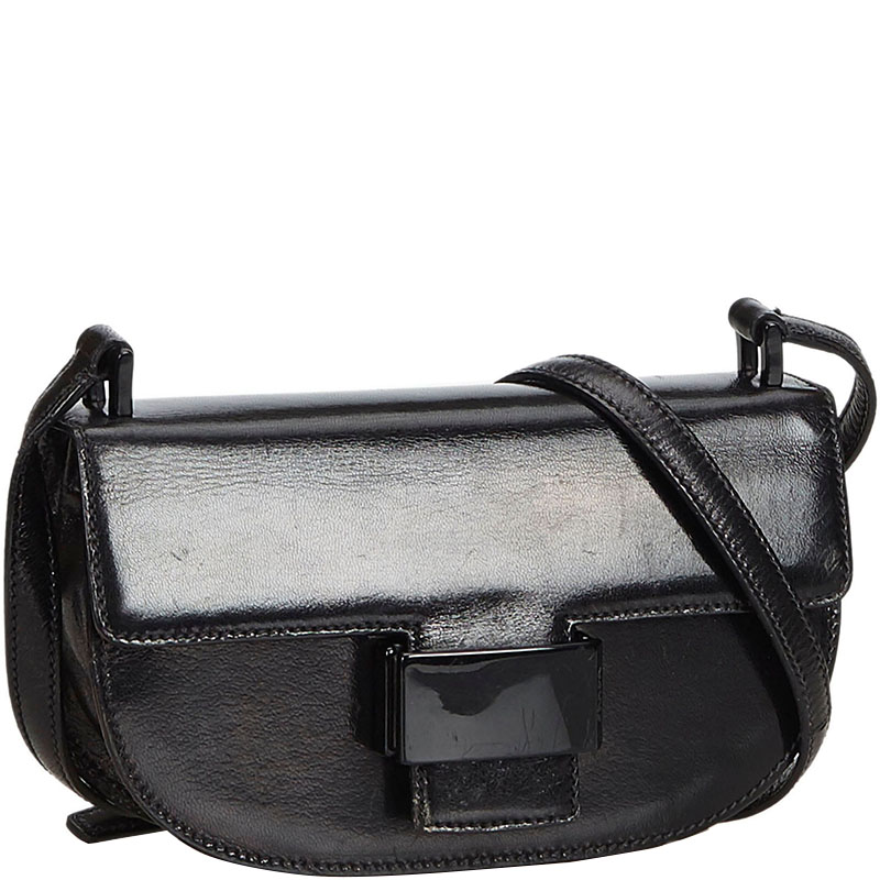 

Prada Black Leather Crossbody Bag