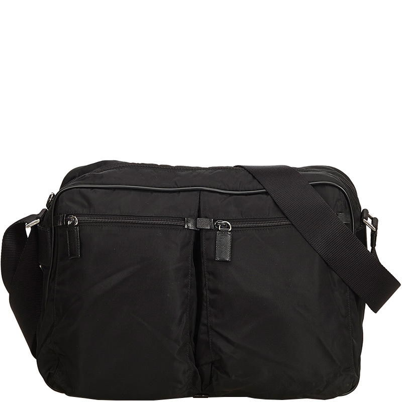 Prada Black Nylon Crossbody Bag
