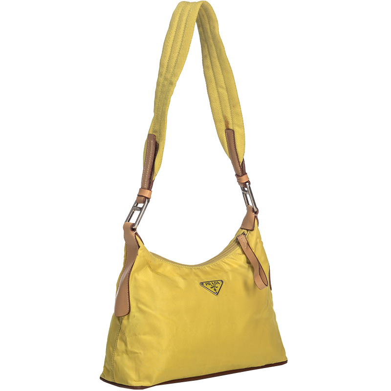 

Prada Green Nylon Shoulder Bag