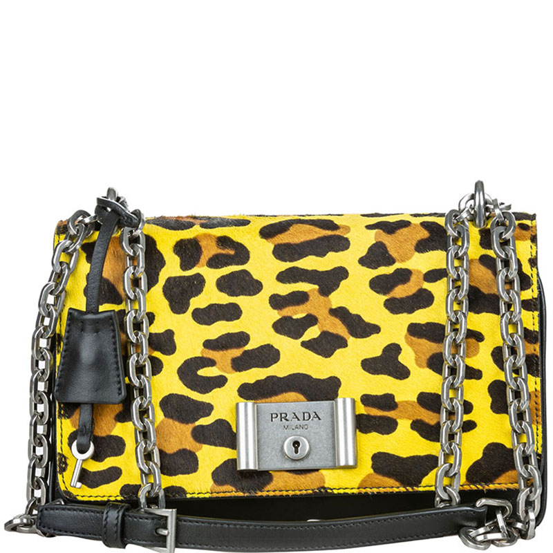 prada animal print bag