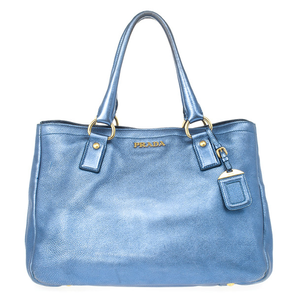 مملوكة مسبقًا Prada Vitello Daino Tote