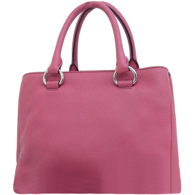 

Prada Pink Leather Top Handle Bag