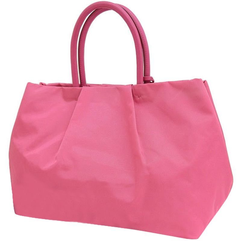

Prada Pink Nylon Tessuto Bow Tote
