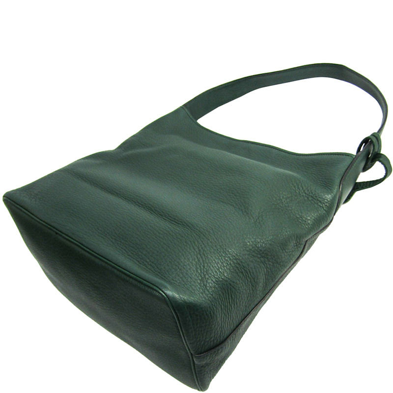

Prada Green Leather Shoulder Bag