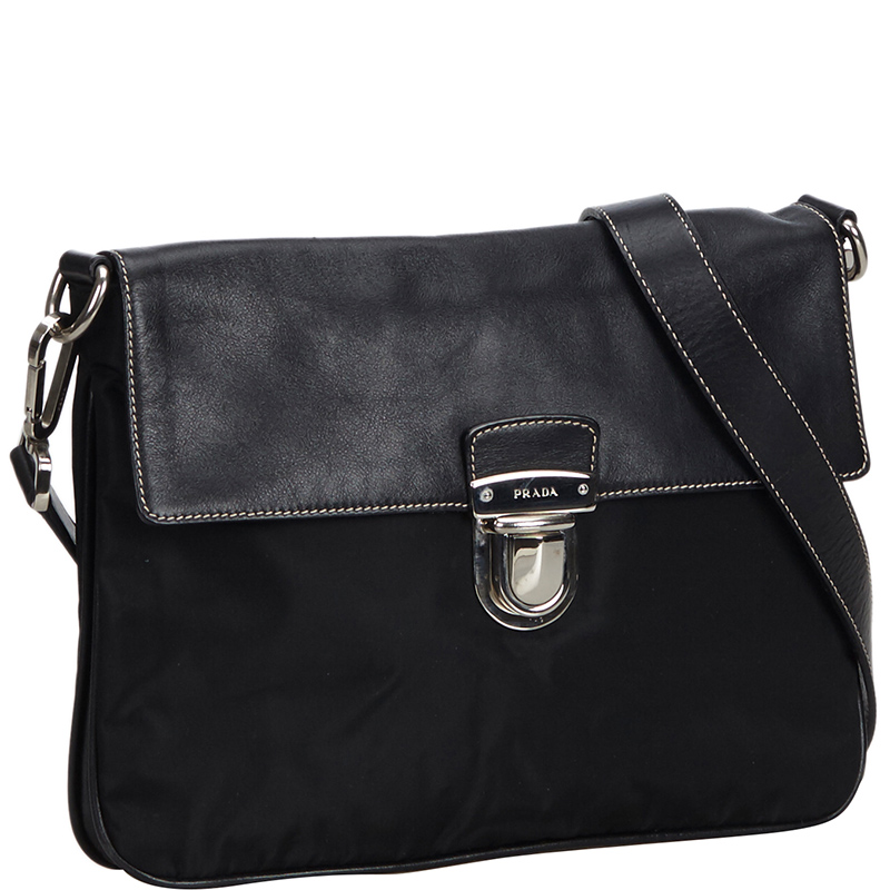 

Prada Black Leather Crossbody Bag