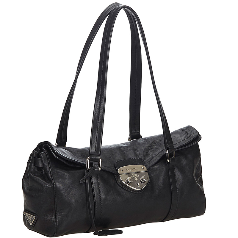 

Prada Black Leather Easy Satchel