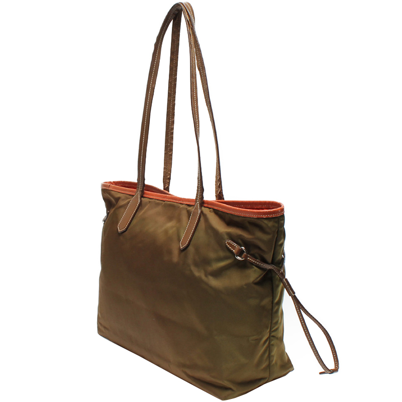 

Prada Brown Nylon Tote Bag