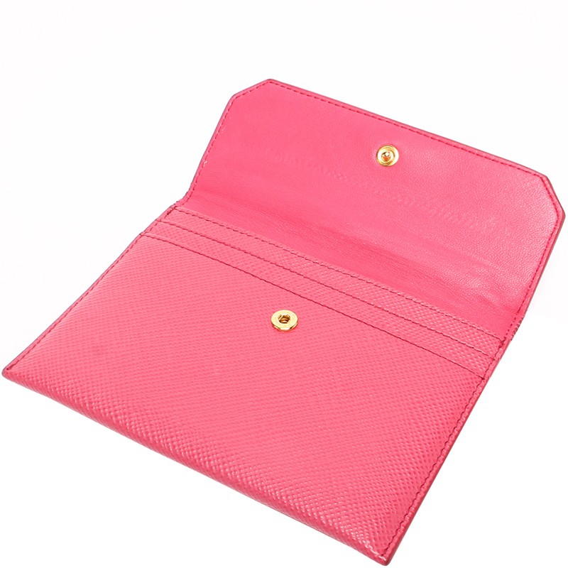

Prada Pink Leather Card Case