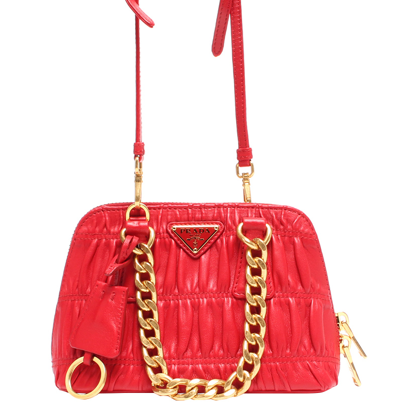 red leather shoulder handbags