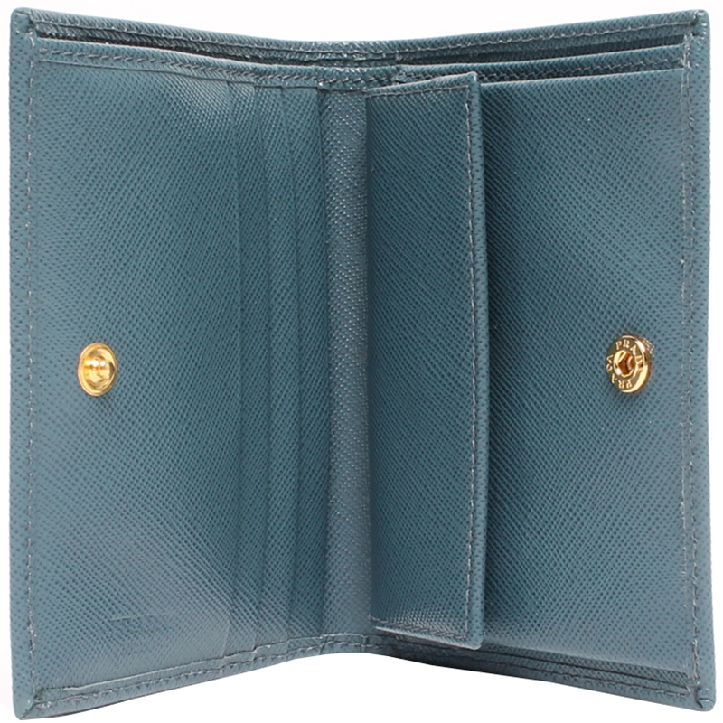 

Prada Blue Safiano Leather Wallet
