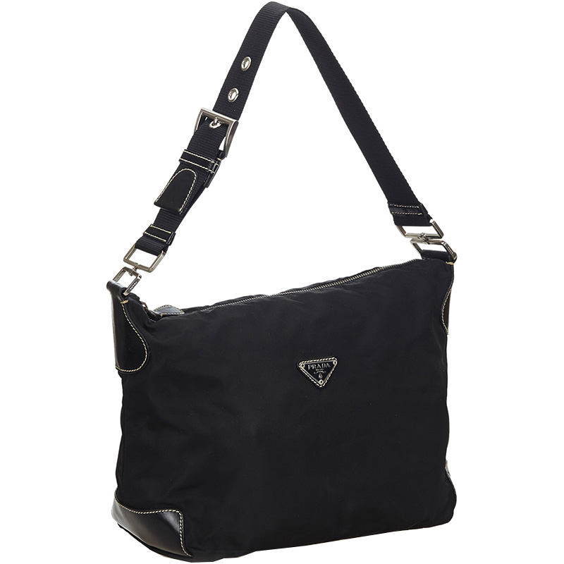 

Prada Black Nylon Shoulder Bag