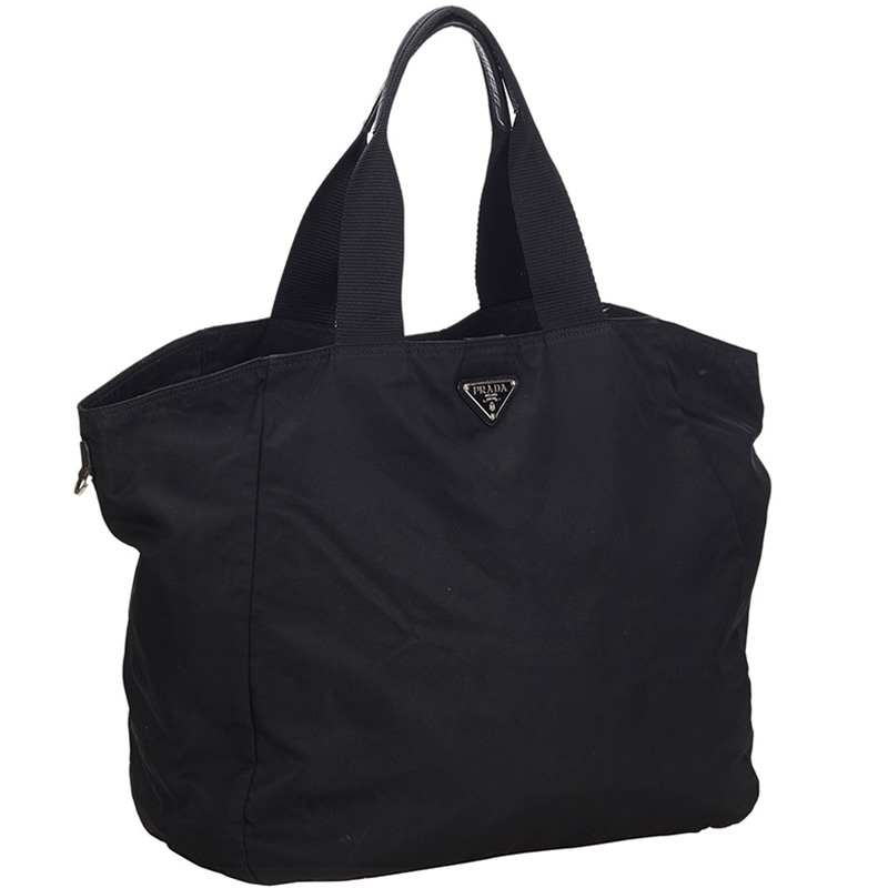 

Prada Black Nylon Tote Bag