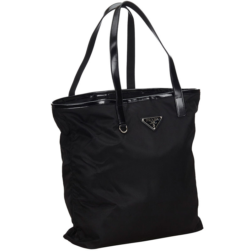 

Prada Black Nylon Tote Bag