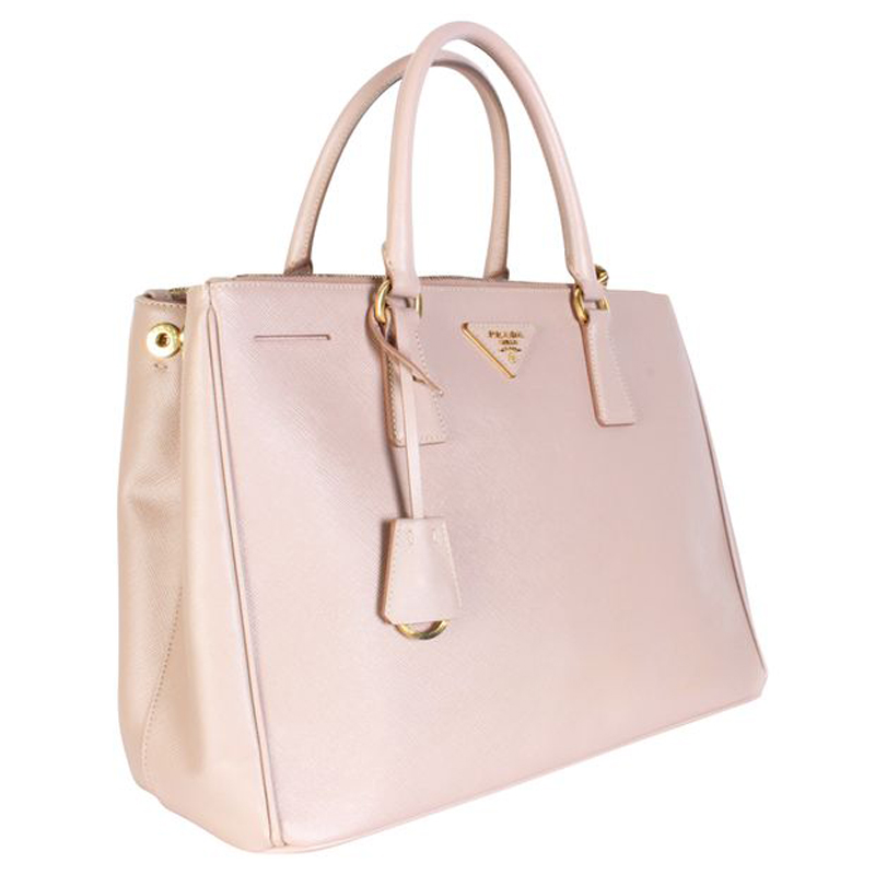 

Prada Pink Leather Galleria Tote