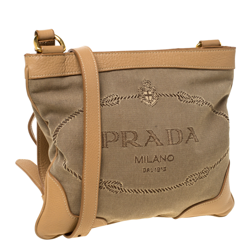 prada crossbody bag beige