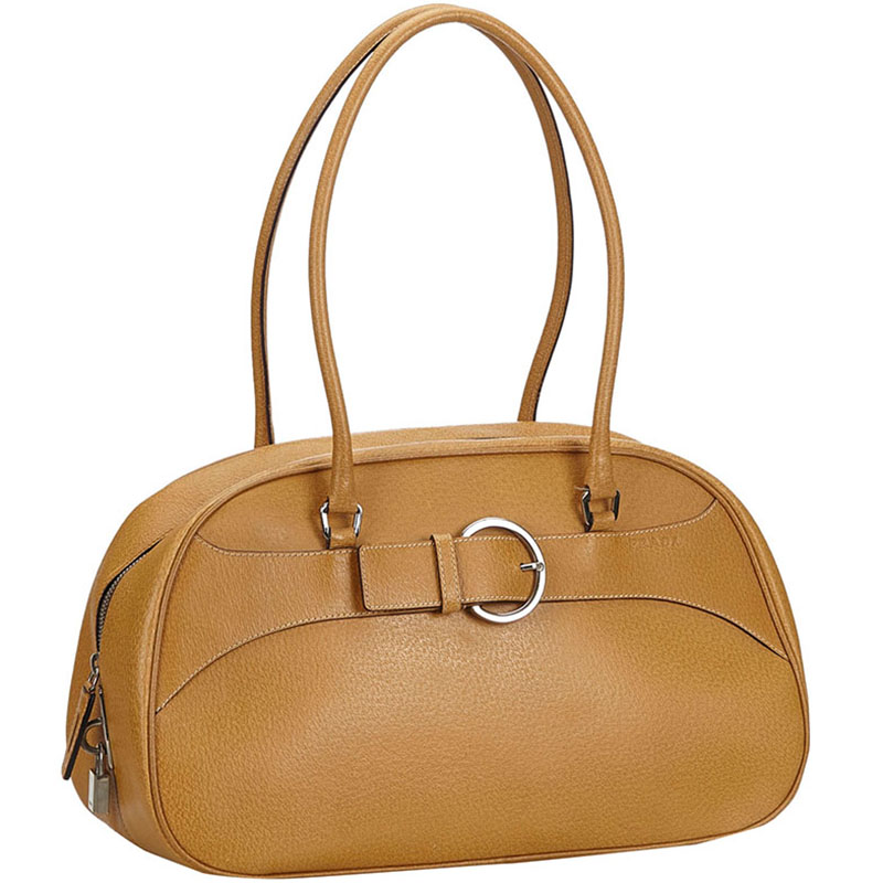 

Prada Brown Leather Satchel