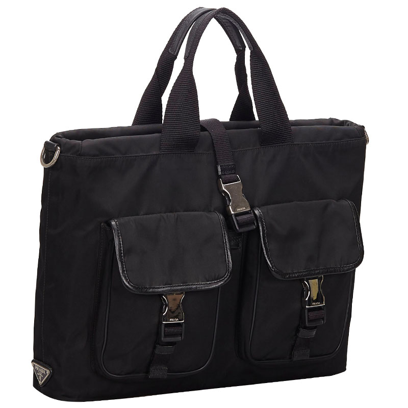 

Prada Black Nylon Satchel