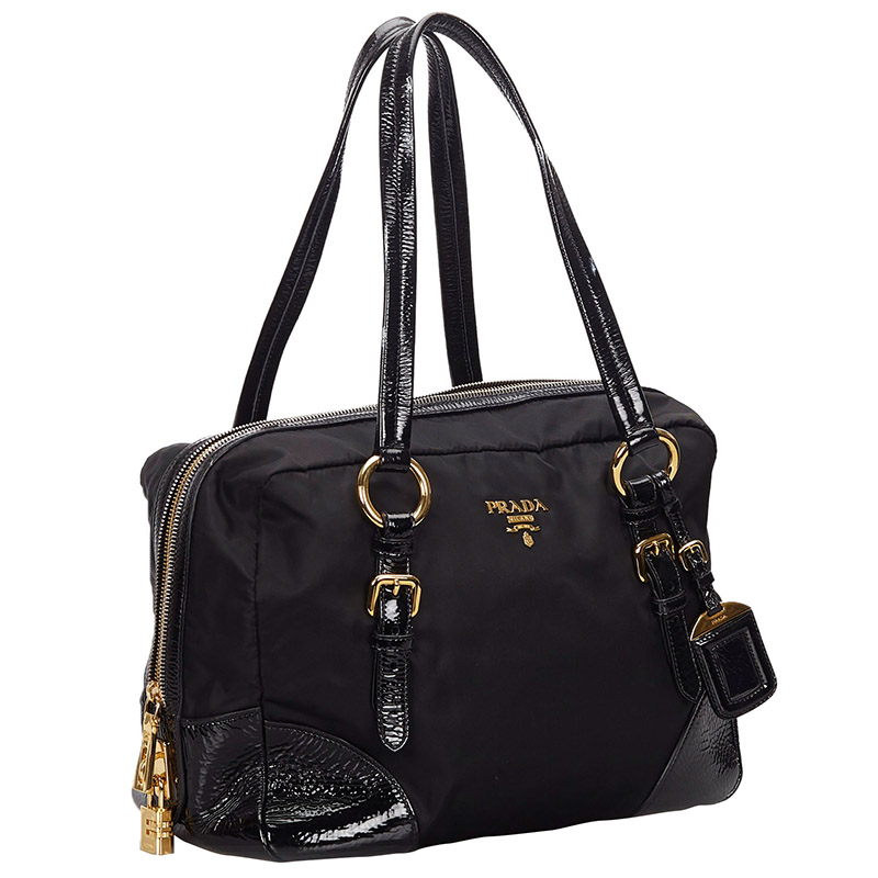 

Prada Black Nylon Shoulder Bag
