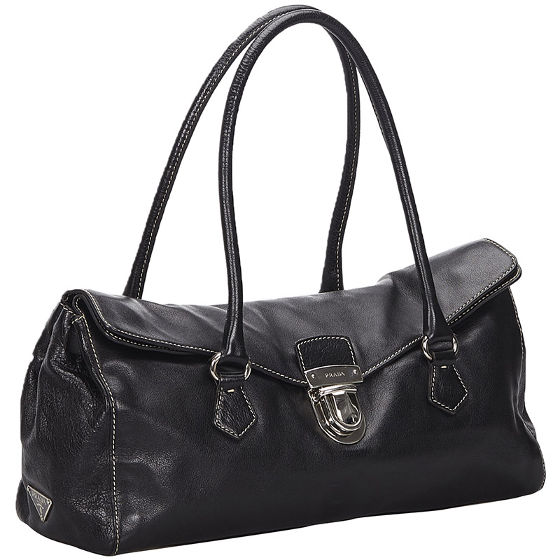 

Prada Black Leather Easy Satchel