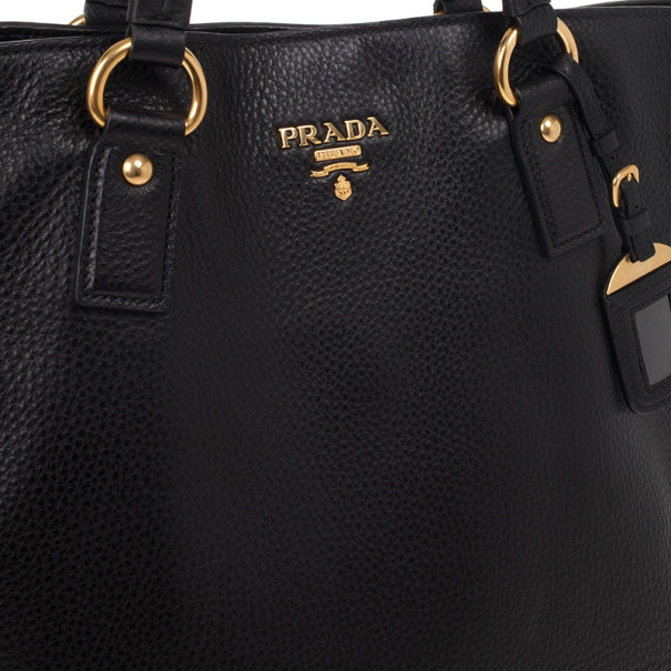 Prada Vitello Daino Size Zip Tote (SHG-yadT4k) – LuxeDH