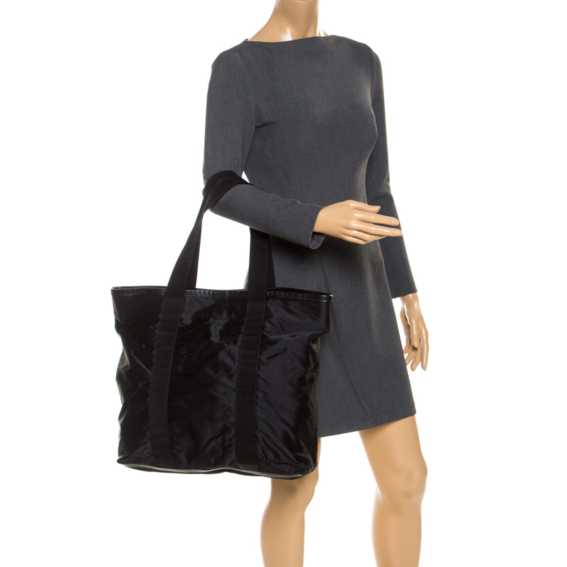 

Prada Black Nylon Tote