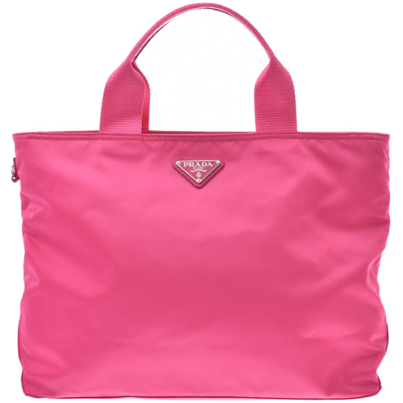 prada pink nylon bag