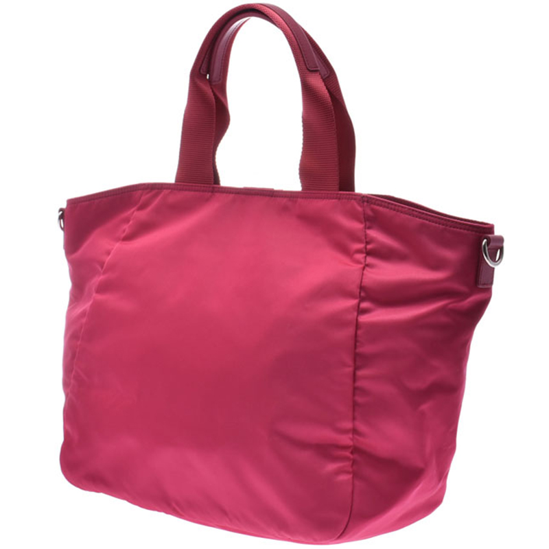 

Prada Pink Nylon Tote Bag