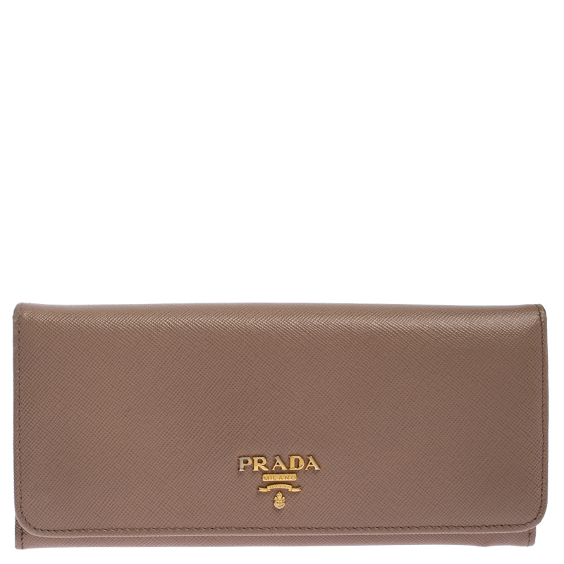 prada beige wallet