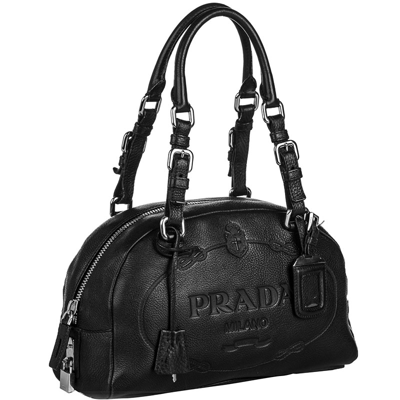 

Prada Black Leather Prada Shoulder Bag