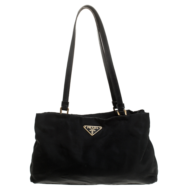 prada black nylon mini bag
