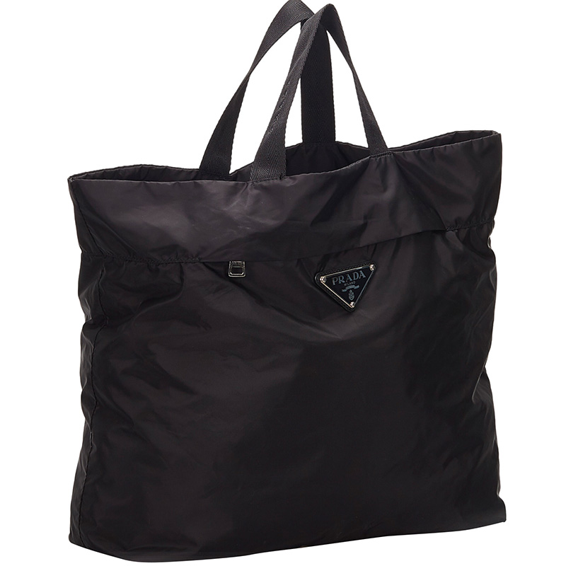 

Prada Black Nylon Tote Bag