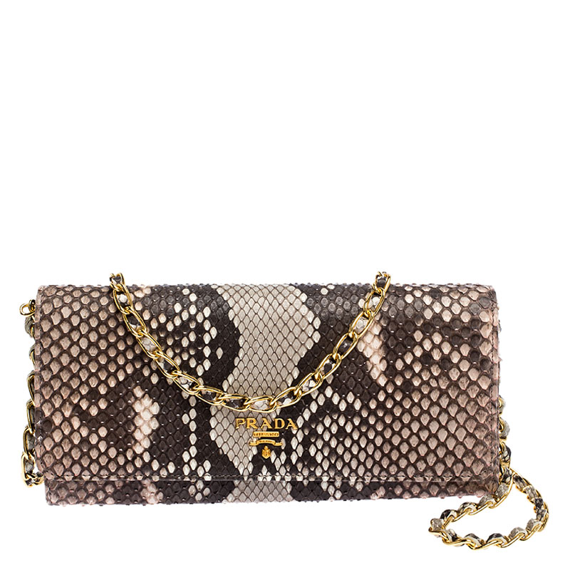 pink prada wallet on chain