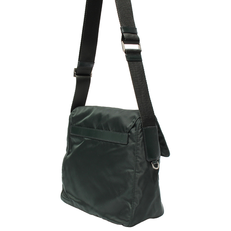 

Prada Green Nylon Shoulder Bag