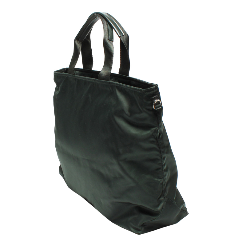 

Prada Green Nylon Tote Bag