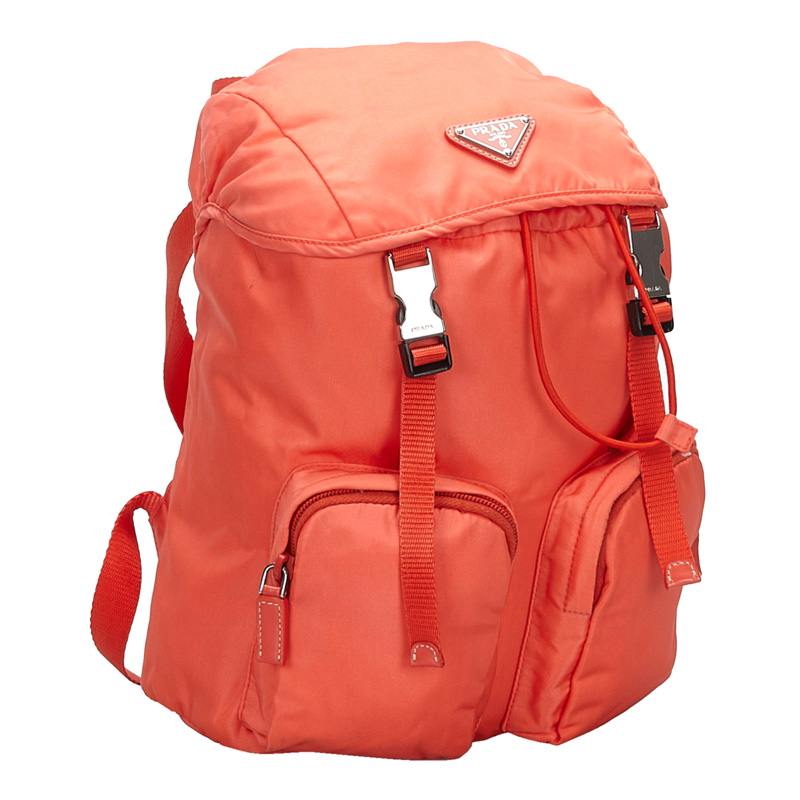 

Prada Pink Nylon Drawstring Backpack