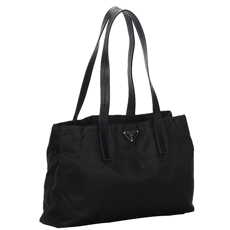 

Prada Black Nylon Tote Bag