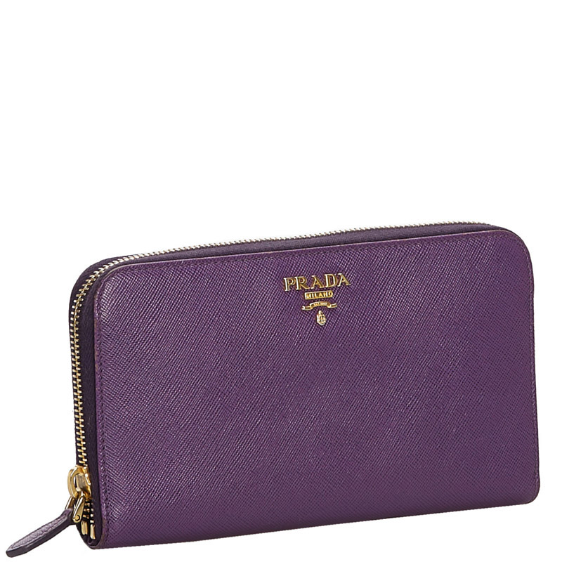 Prada Purple Saffiano Leather 