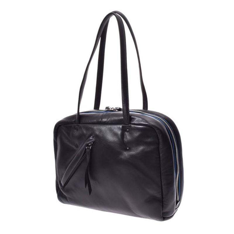 

Prada Black Calfskin Leather Shoulder Bag