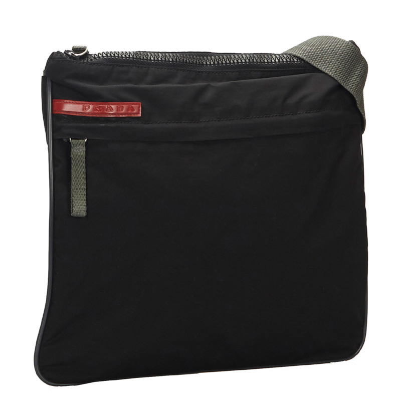 

Prada Black Sports Nylon Crossbody Bag