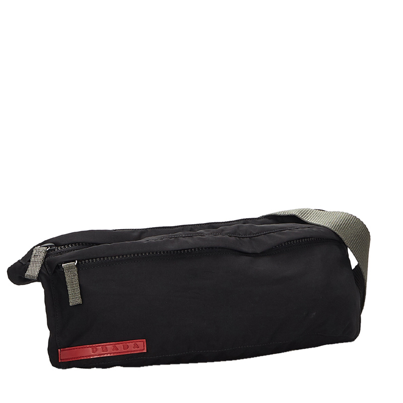 

Prada Black Sports Nylon Belt Bag