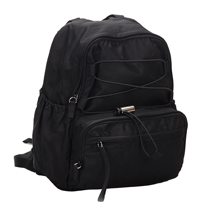 Prada Black Nylon Backpack