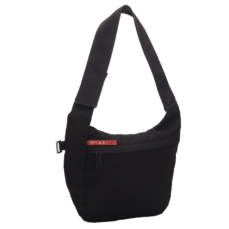 

Prada Black Nylon Sports Shoulder Bag