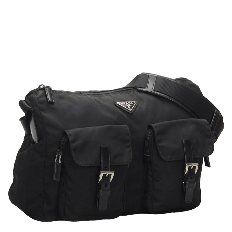 

Prada Black Nylon Crossbody Bag