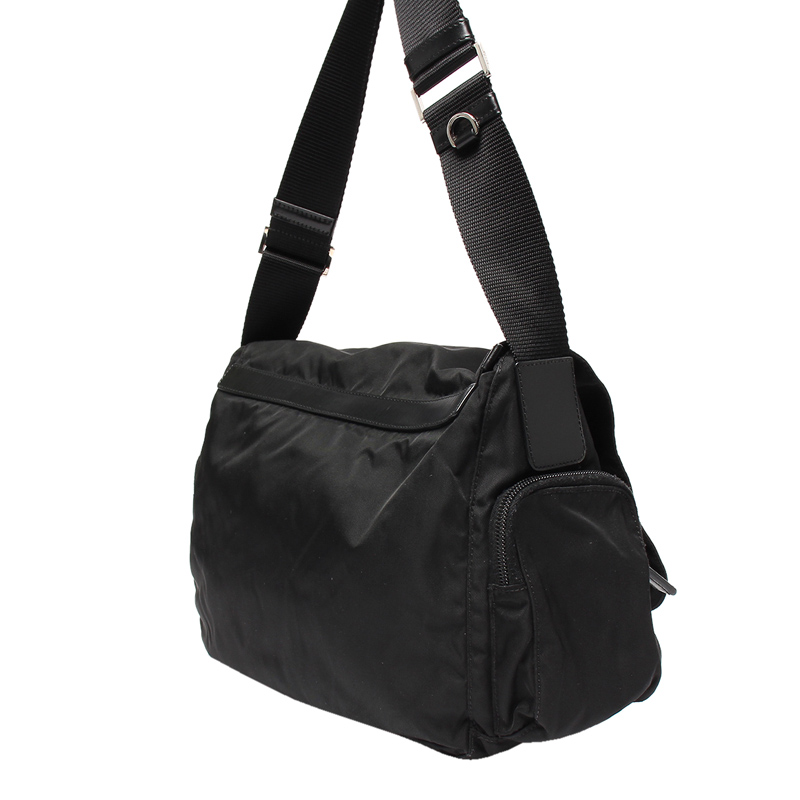 

Prada Black Nylon Shoulder Bag