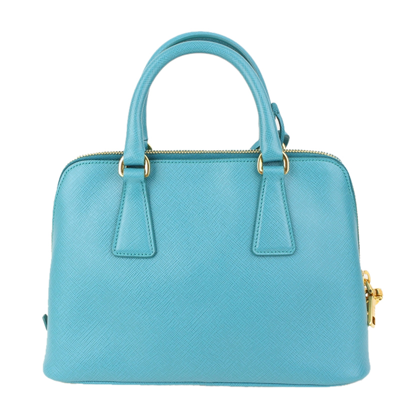 

Prada Blue Saffiano Lux Leather  Promenade Bag