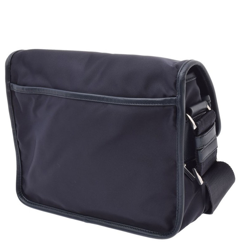 

Prada Navy Blue Nylon Shoulder Bag