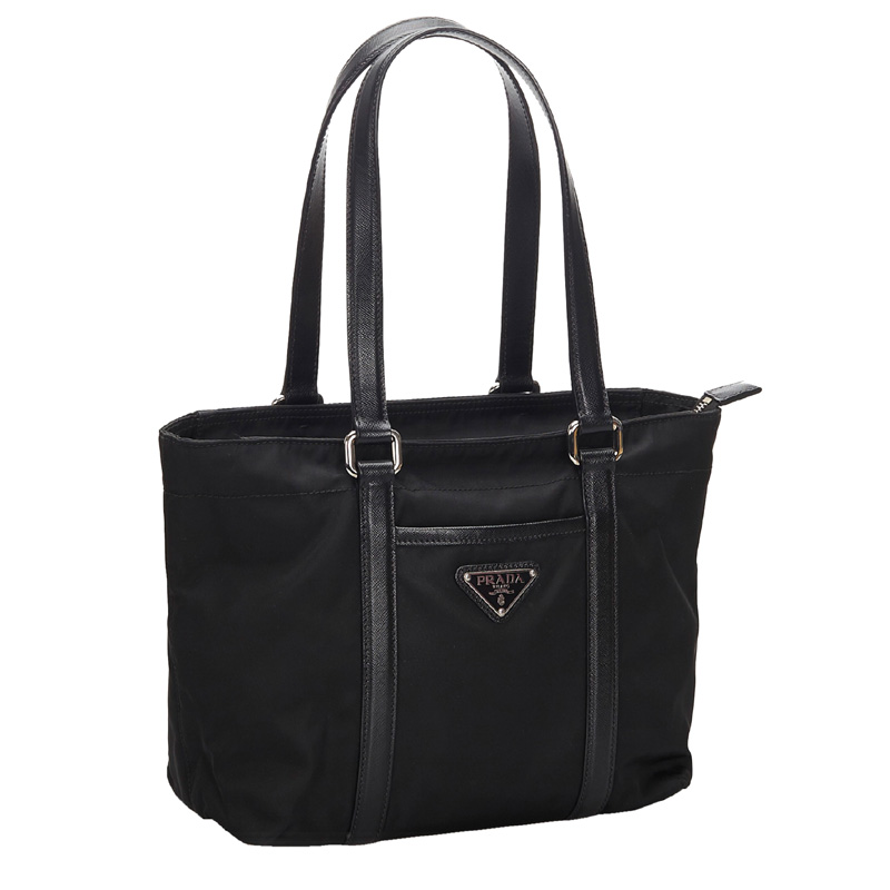 

Prada Black Tessuto Nylon Tote Bag