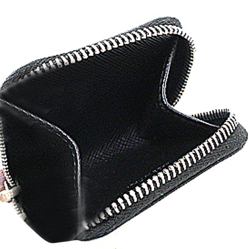 

Prada Black Leather Coin Case
