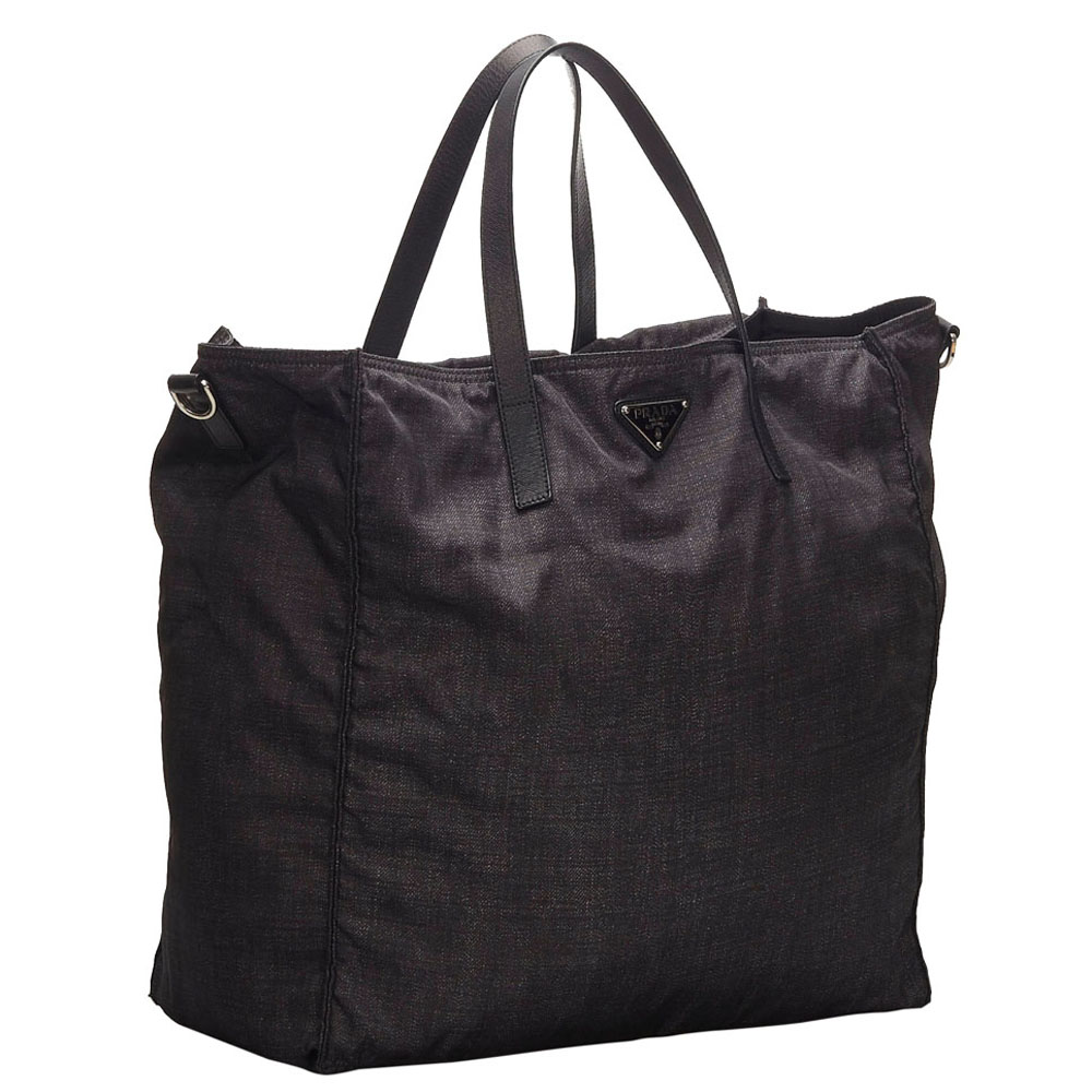

Prada Black Nylon Tote Bag